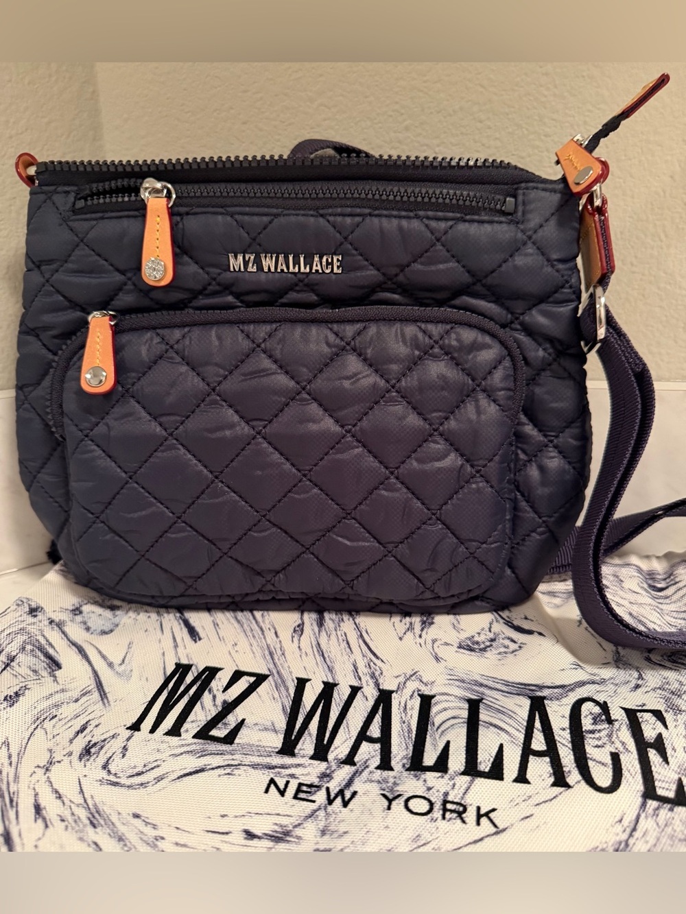 MZ Wallace Metro Scout Crossbody Deluxe - Dawn/Navy